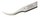 Tweezer - Curved - fine points (Length: 4.5; CTM: .0066 x .0039; Material: carbon steel)