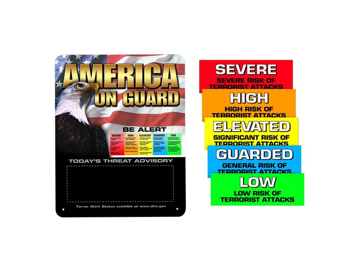 Homeland Security Alert Signs