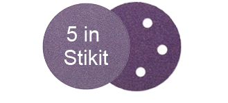 5 in Stikit Abrasive Discs