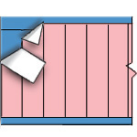 NEMA Color Wire Marker Card - Solid Pink (B-500; Pink; 1.50