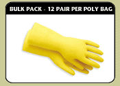Red Steer M-61 XL HOUSEHOLD GLOVE FLOCK LINED - XL