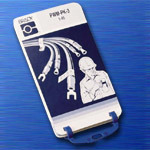 Vinyl Cloth Porta-Pack® Wire Markers (B-500; L1, L2, L3; Matte Repositionable Vinyl Cloth)
