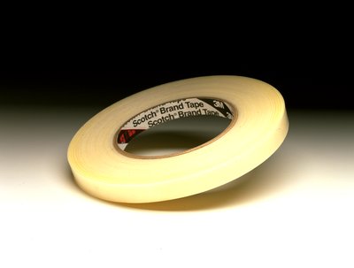 Scotch(R) Film Fiber Tape 720 Semi Transparent, 3/4 in x 72 yd, 48 per case Bulk