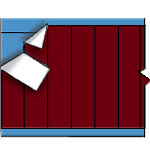 image of NEMA Color Wire Marker Card - Solid Maroon (B-500; Maroon; 1.50" (38 mm); Matte Repositionable Vinyl Cloth)