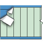 image of NEMA Color Wire Marker Card - Solid Light Green (B-702; Light Green; Low-Profile Glossy Vinyl-Coated Polyester)
