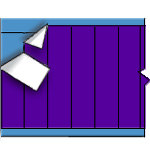 image of NEMA Color Wire Marker Card - Solid Purple (B-500; Purple; 1.50" (38 mm); Matte Repositionable Vinyl Cloth)