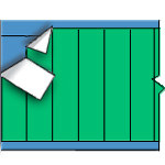 image of NEMA Color Wire Marker Card - Solid Dark Green (B-500; Dark Green; 1.50" (38 mm); Matte Repositionable Vinyl Cloth)