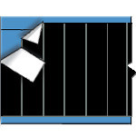 image of NEMA Color Wire Marker Card - Solid Black (B-500; Black; 1.50" (38 mm); Matte Repositionable Vinyl Cloth)