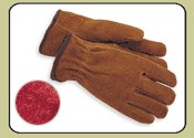 image of Red Steer 55110 LG FLANNEL LINED SUEDE COWHIDE - LG