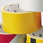 image of Reflective Stripes, Checks & Color Tape (B-957; Yellow; Reflective Tape; 3" W x 5 Yds; Solid)