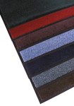 image of Notrax #130 Sabre/Polyplush(TM) 3 X 10 Charcoal Black