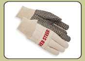 image of Red Steer 22005KS LG CANVAS 10 OZ. PLASTIC GRIP DOTS - LG