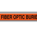 image of Detectable Identoline® Warning Tape - Fiber Optic (CAUTION: BURIED FIBER OPTIC LINE BELOW; Fiber Optic)