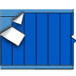 image of NEMA Color Wire Marker Card - Solid Dark Blue (B-500; Dark Blue; 1.50" (38 mm); Matte Repositionable Vinyl Cloth)