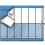 image of Blank Self-Laminating Write-On Wire Marker Card (B-292; White and Clear; Self-Laminating Vinyl; 0.75" (19 mm))