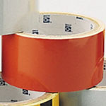 image of Reflective Stripes, Checks & Color Tape (B-957; Orange; Reflective Tape; 3" W x 5 Yds; Solid)