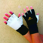 image of IMPACTO® BG471-01 Anti-Vibration Air Gloves with Wrist Support - LG