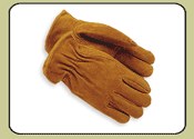 image of Red Steer 15170 LG PREMIUM SUEDE COWHIDE DRIVER - LG