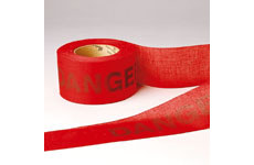 Re-Pulpable Barricade Tape (Black on Yellow; English; CAUTION; Woven, Biodegradable Cotton) main image