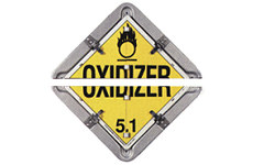Split-Frame Placard for General Commodities - Split Unit for Roll Up Doors main image