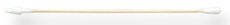 Puritan 821-WC DBL Applicator (Non-sterile) 6" x 1/12" Wood Cotton main image
