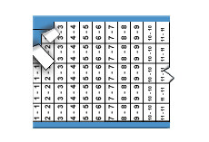 Micro Consecutive Numbers Repeated Wire Marker Card (1-25; Consecutive Numbers Repeated) main image