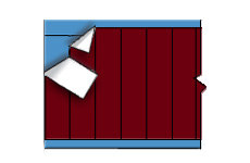 NEMA Color Wire Marker Card - Solid Maroon (B-500; Maroon; 1.50" (38 mm); Matte Repositionable Vinyl Cloth) main image