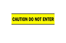 Barricade Tape (B-912; Black on Yellow; English; CAUTION DO NOT ENTER) main image