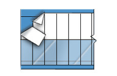 Blank Self-Laminating Write-On Wire Marker Card (B-292; White and Clear; Self-Laminating Vinyl; 1.50" (38 mm)) main image