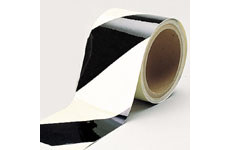 Glow-in-the-Dark Stripes & Solid Tape (B-324; Black and Phosphorescent; (black & phosphorescent diagonal stripes)) main image