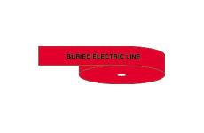 Identoline® Underground Warning Tape - Electric (legend appears on one line) (CAUTION: BURIED ELECTRIC LINE BELOW (Legend appears on one line)) main image