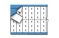 Solid Numbers Wire Marker Card (B-500; Black on White; 1; 0.75" (19 mm); Matte Repositionable Vinyl Cloth) main image
