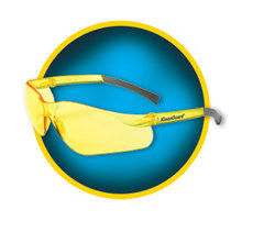 KLEENGUARD® V20 Comfort Eye Protection, Amber Lens main image