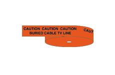 Identoline® Underground Warning Tape - Cable T.V. (CAUTION: BURIED CABLE T.V. LINE BELOW; Cable T.V) main image