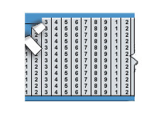 Consecutive Numbers Repeated Wire Marker Card (B-184; Black on Silver; 1-9; 1.50" (38 mm); Abrasion Resistant Silver Aluminum Foil) main image