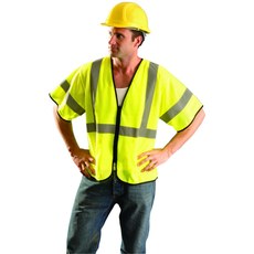 OCCU ECO-GCZ3 YLW XL; ZIP FRONT CLOSURE 2 PKT main image
