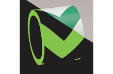 Glow-in-the-Dark Arrow Tape (B-324; Green and Phosphorescent; (green v-style arrow on phosphorescent)) main image