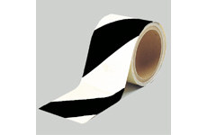 Warning Stripe & Check Tape (B-950; Black and White; (black & white diagonal stripes)) main image