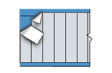 NEMA Color Wire Marker Card - Solid Gray (B-500; Gray; 1.50" (38 mm); Matte Repositionable Vinyl Cloth) main image