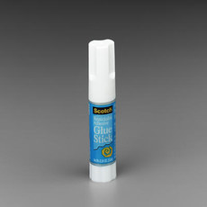 Scotch(R) Restickable Adhesive Glue Stick 6307 0.20 oz White, Bagged main image