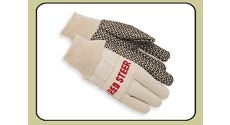Red Steer 22005KS LG CANVAS 10 OZ. PLASTIC GRIP DOTS - LG main image