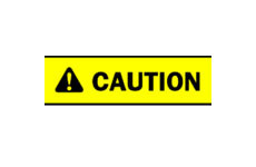Reinforced Barricade Tape (Black on Yellow; English; CAUTION; 3" W x 500' L) main image