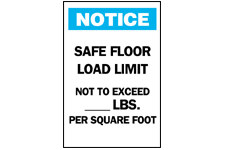 Maintenance Sign (B-401; Blue/Black on White; NOTICE; BradyTuff™ Plastic) main image