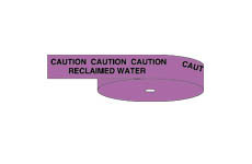 Identoline® Underground Warning Tape - Reclaimed Water (CAUTION: BURIED RECLAIMED WATER LINE BELOW; Reclaimed Water) main image