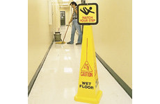 Bradycone™ Warning System (Black/Red on Yellow; SAFETY FIRST; 25" H) main image