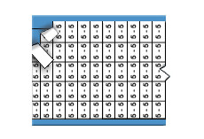 Micro Solid Numbers Wire Marker Card (5; Solid Numbers) main image