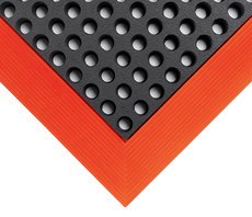 Industrial WorkSafe® and Industrial GritWorks!® No. 479; 3' x 9' 8"; Black w/Orange Borders main image