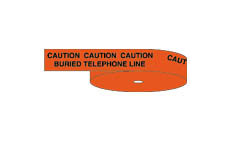 Identoline® Underground Warning Tape - Telephone (CAUTION: BURIED TELEPHONE LINE BELOW; Telephone) main image