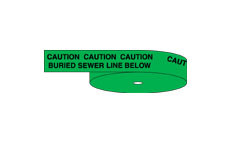 Identoline® Underground Warning Tape - Sewer (CAUTION: BURIED SEWER LINE BELOW; Sewer) main image
