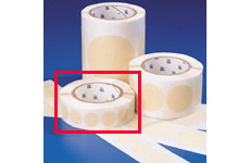 Circular Masks (B-540; Beige Creped Masking Tape; 1.375" (34.93 mm) Diameter) main image